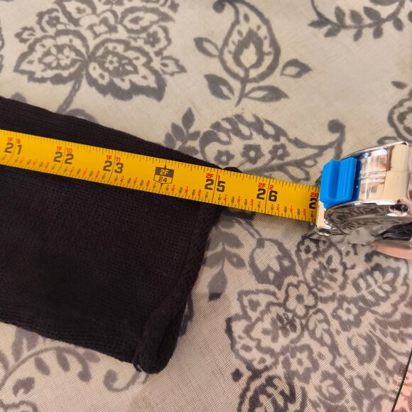 y2k Roxy Cable Knit Babydoll Hooded Sweater sz M Black Coquette Whimsygoth - Picture 10 of 10